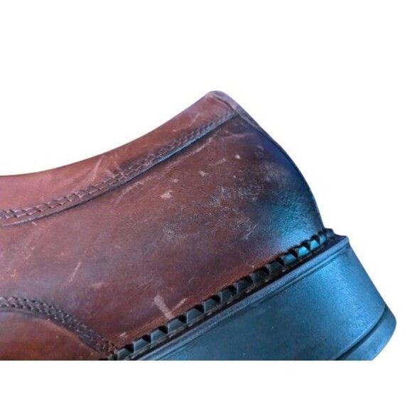 Ecco Mens Brown Leather Oxford Dress Shoes main image 11